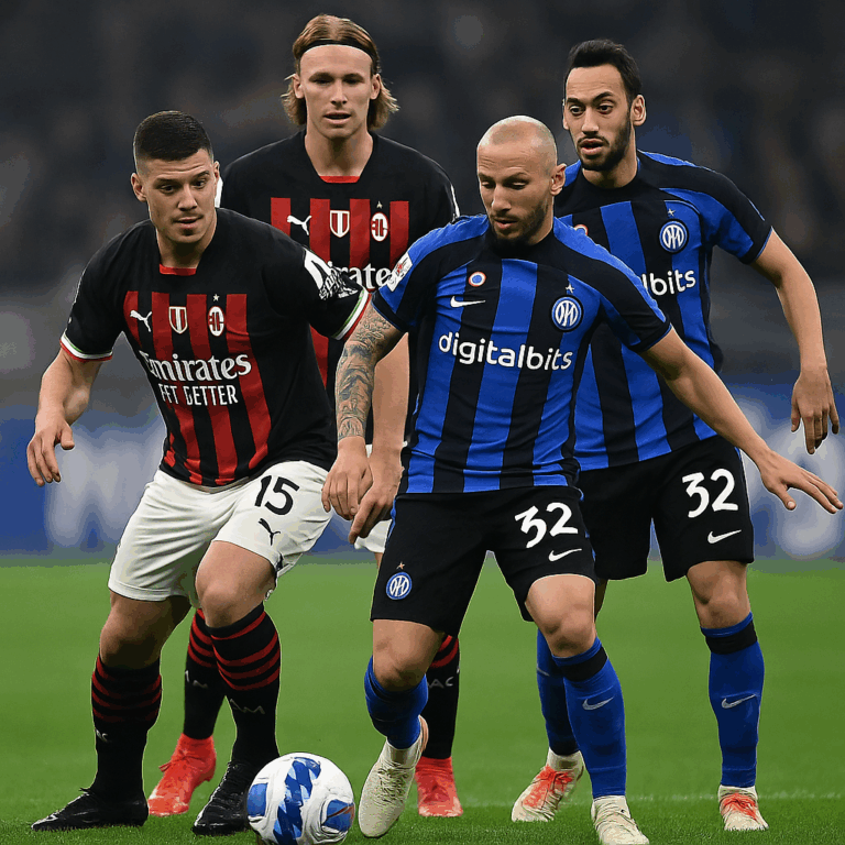 Milan bat l’Inter et se qualifie pour la finale de la Coupe d’Italie.