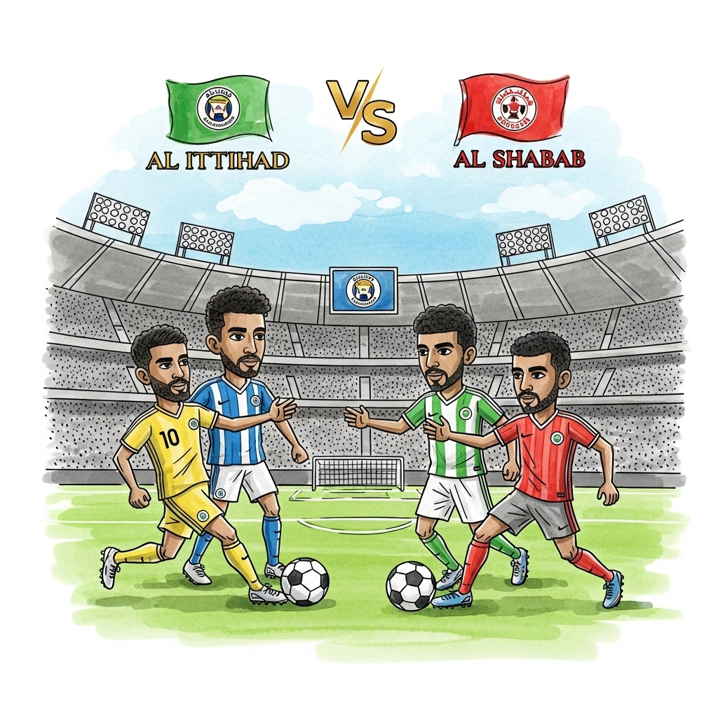 Al-Ittihad de Djeddah contre Al-Shabab