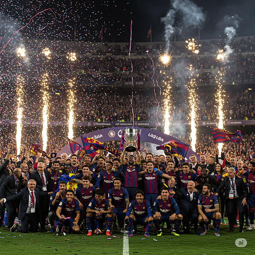 TITRE DE LA LIGA DE BARCELONE