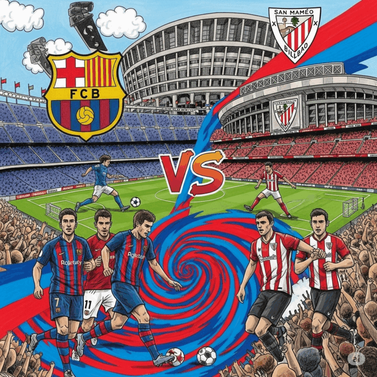 imageillustrant le match entre Barcelone et Bilbao