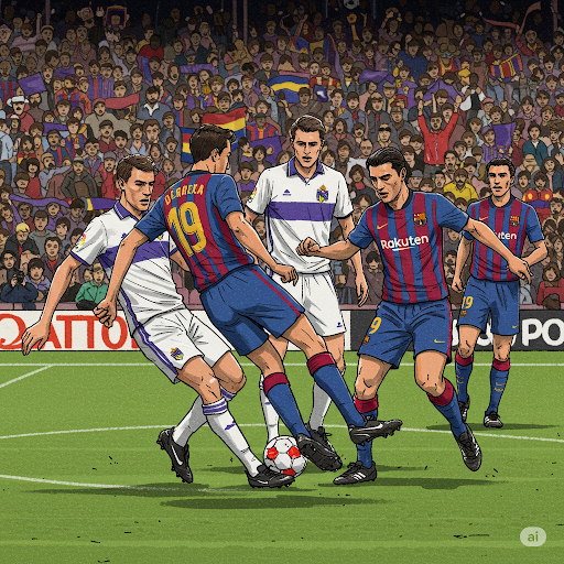Victoire difficile de Barcelone face à Valladolid.
