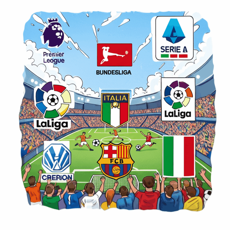 les 5 grands championnats européens