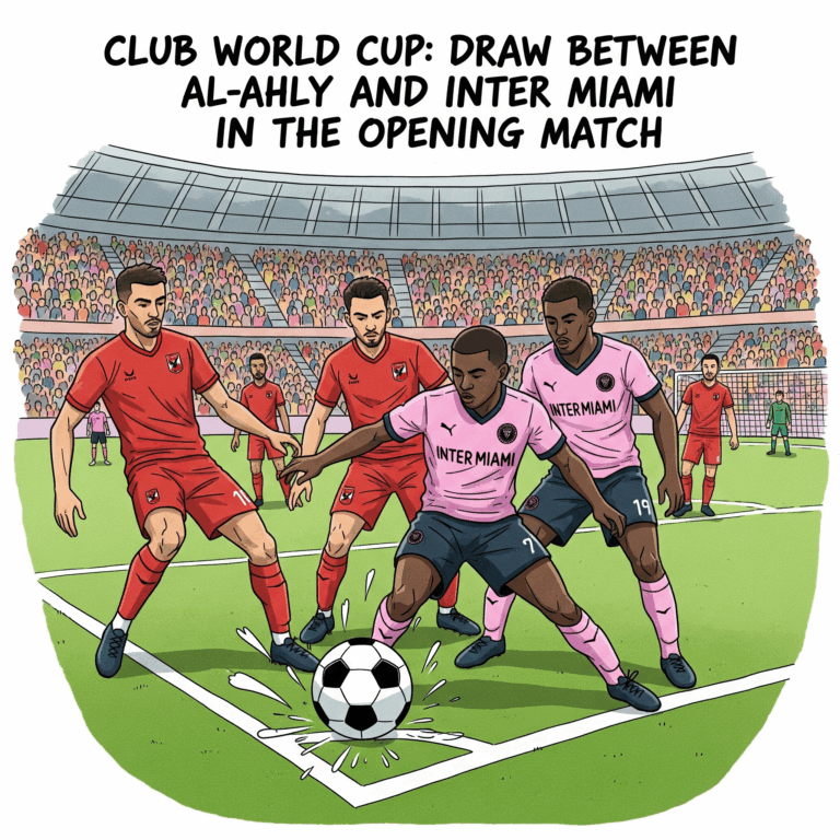 match nul entre Al-Ahly et l’Inter Miami en match d’ouverture.
