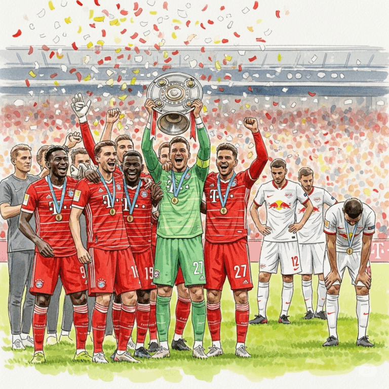Le Bayern Munich entame la Bundesliga par une large victoire contre Leipzig.