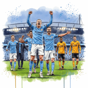 Manchester City entame la nouvelle saison par une victoire contre Wolverhampton.