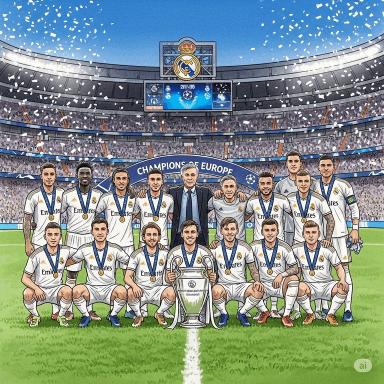 dernière formation du Real Madrid