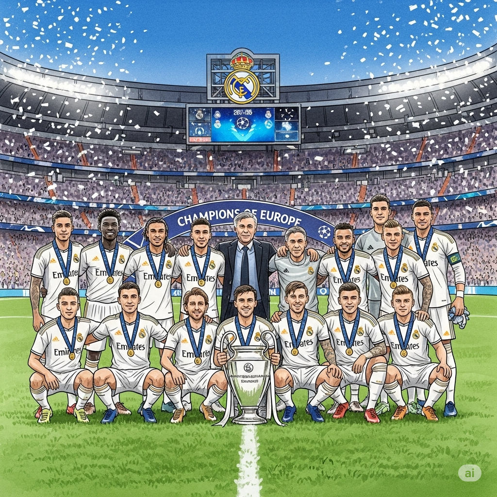 dernière formation du Real Madrid