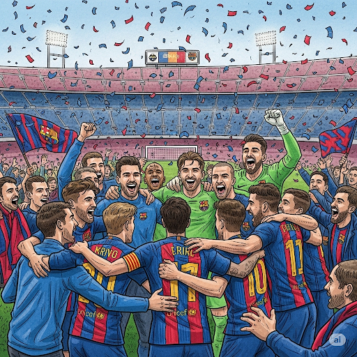 Barcelone entame la défense de son titre par une victoire face à Majorque.