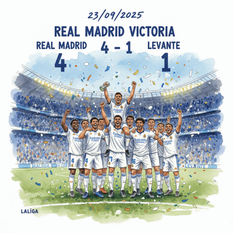 Liga: le real s'impose face à levante(4-1).