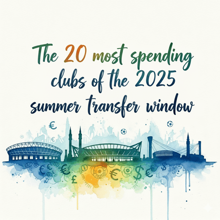 Les 20 clubs les plus dépensiers du mercato estival 2025