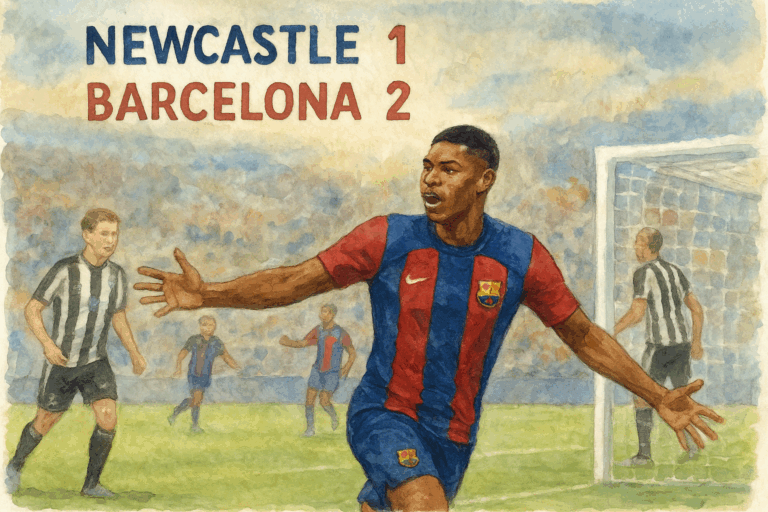 Ligue des Champions:Barcelone s’impose face à Newcastle.