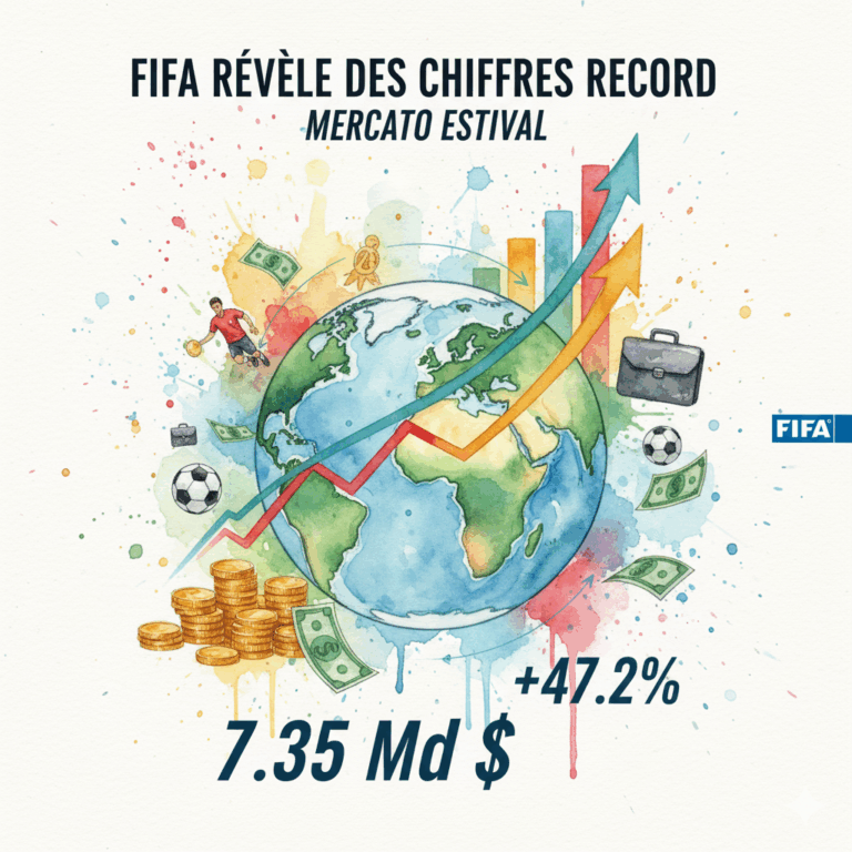 La FIFA révèle des chiffres record lors du mercato estival.