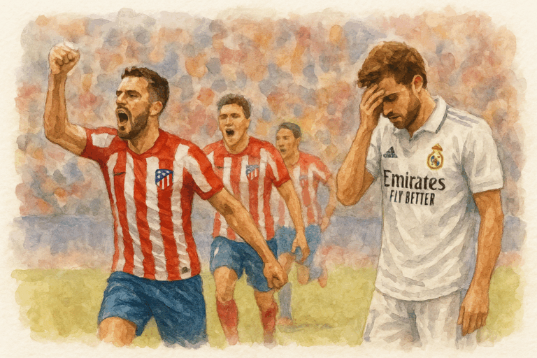 Liga:le Real humilié par l'Atletico.