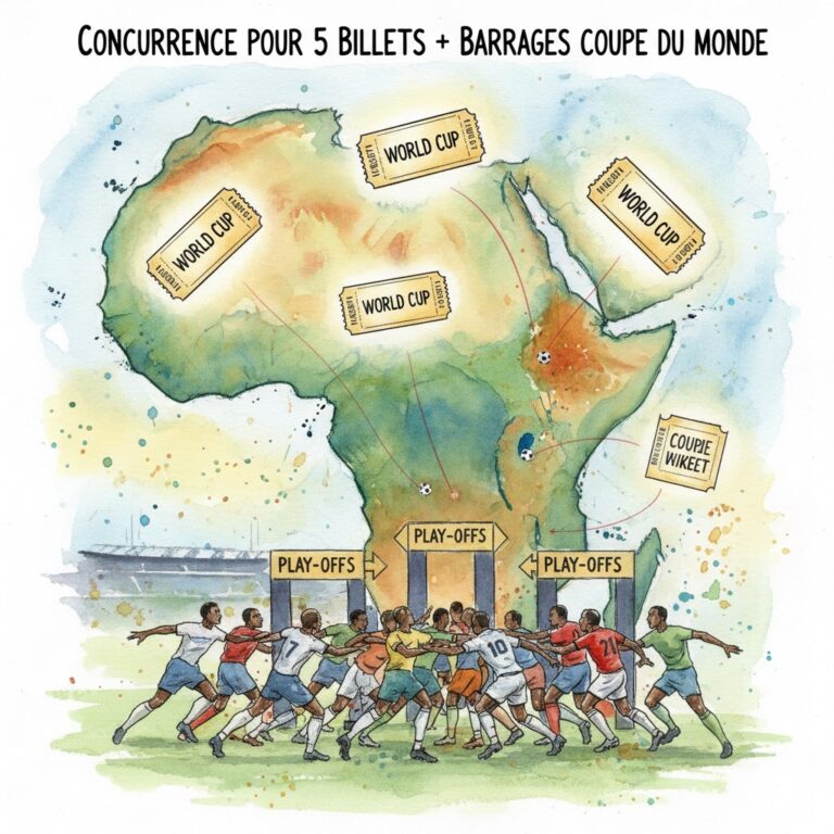 La lutte pour les places restantes pour l'Afrique au Mondial 2026.