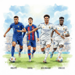 Les joueurs les plus chers de la Liga : Lamine Yamal en tête, Vinícius perd 20 millions de sa valeur.
