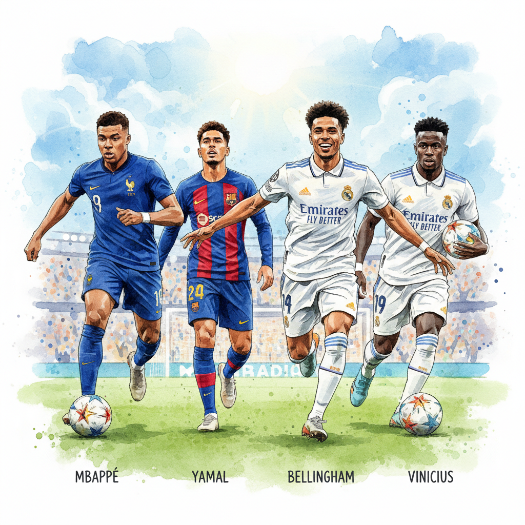 Les joueurs les plus chers de la Liga : Lamine Yamal en tête, Vinícius perd 20 millions de sa valeur.