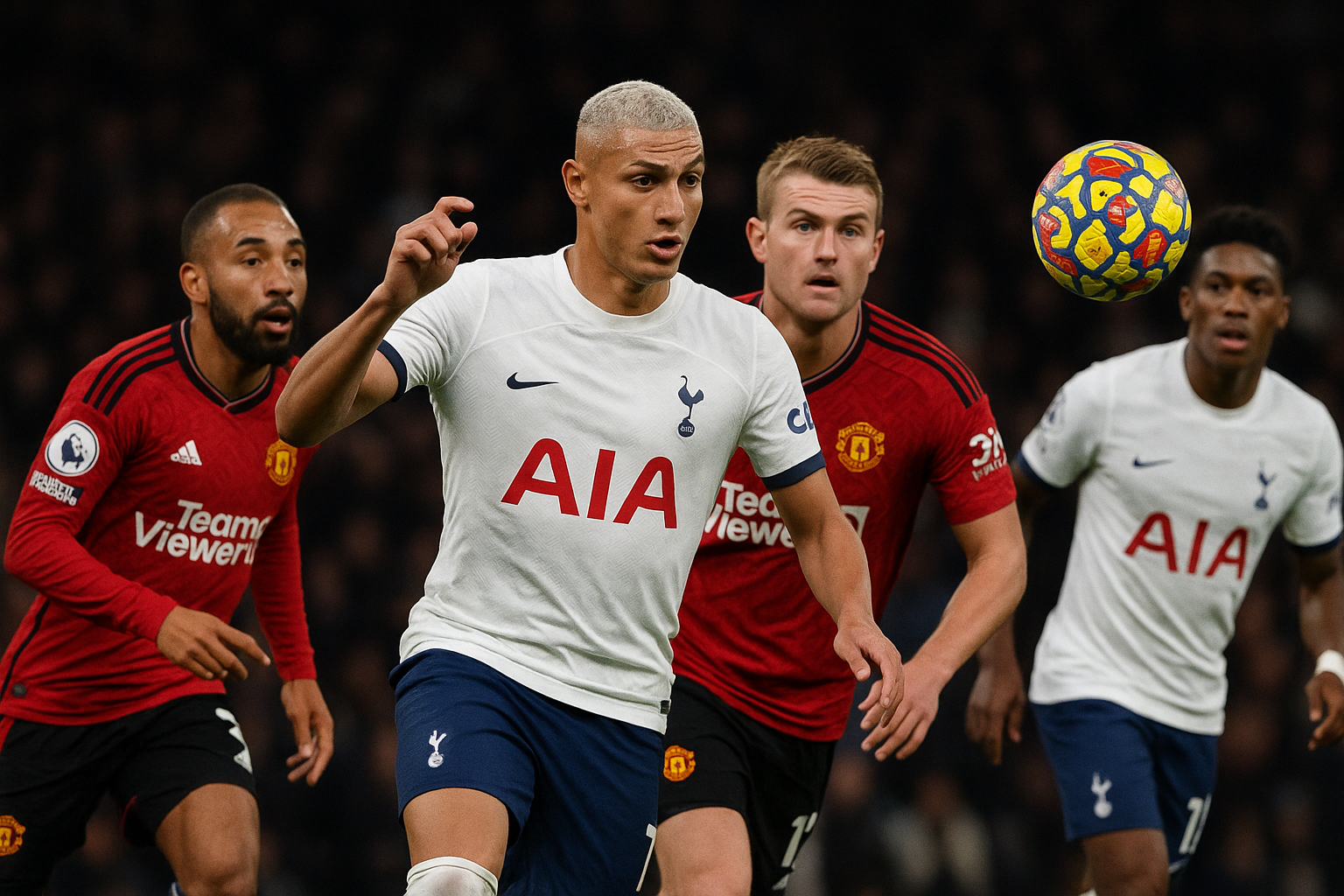 Tottenham – Manchester United : Un nul spectaculaire (2-2) au terme d’un scénario fou.
