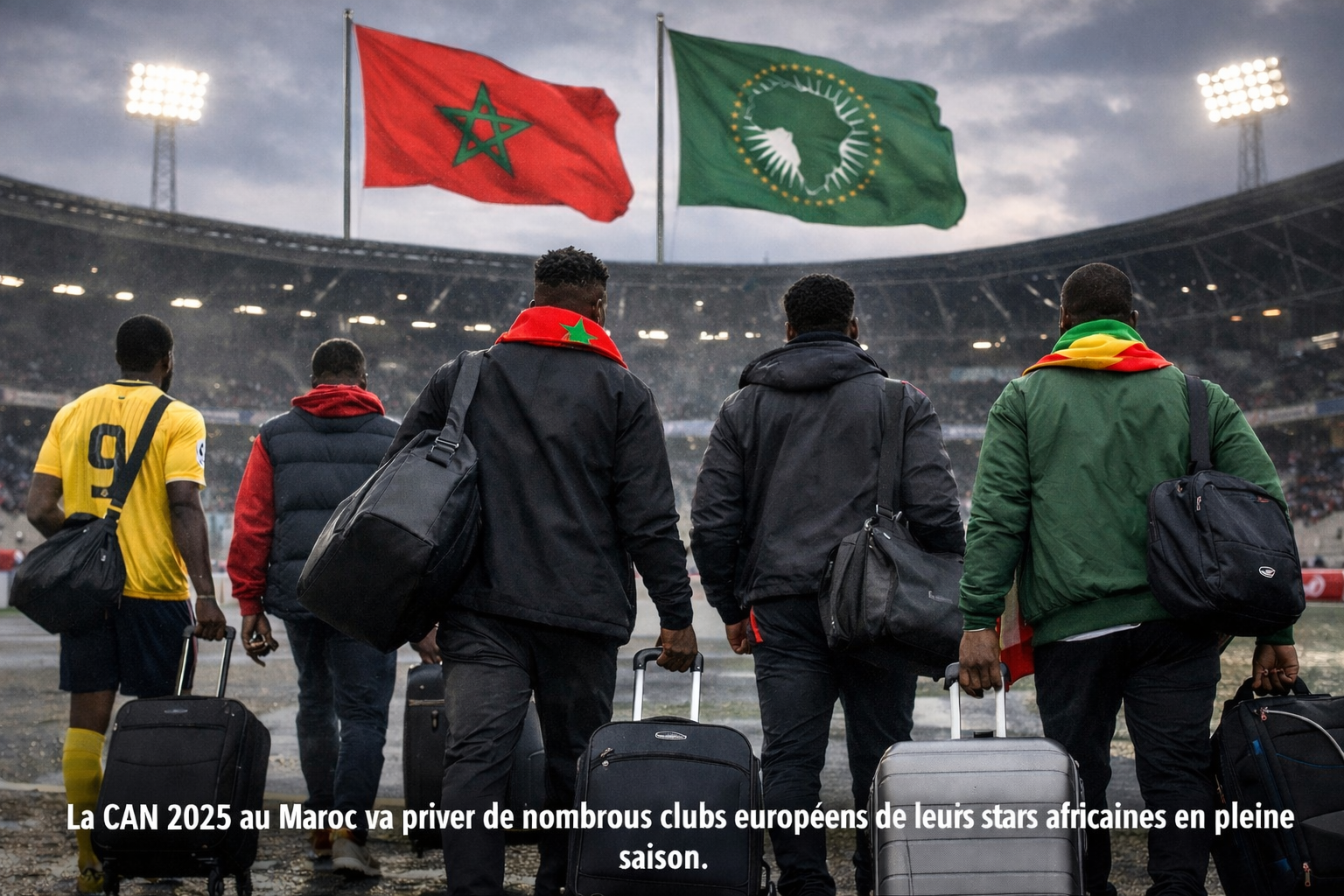 Joueurs africains quittant leurs clubs européens pour disputer la Coupe d’Afrique des Nations 2025 au Maroc