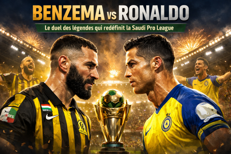 Duel Benzema vs Ronaldo Saudi Pro League Universfoot