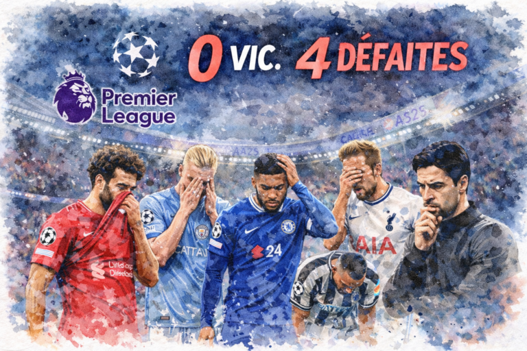 Joueurs de clubs anglais déçus après les défaites de Liverpool, Manchester City, Chelsea et Tottenham lors des huitièmes de finale aller de la Ligue des champions.