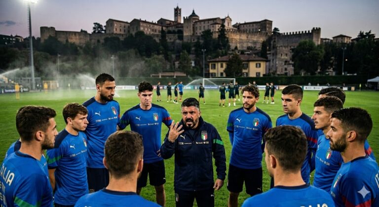 Gennaro Gattuso motive les cadres de la Nazionale à Bergame avant les barrages