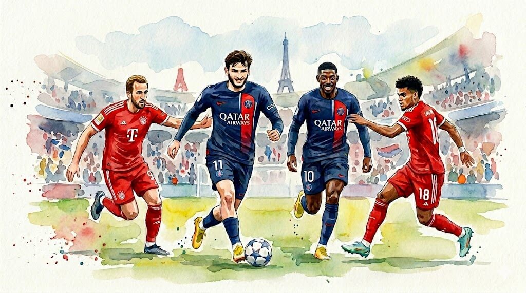 Joie des joueurs du PSG après le cinquième but.