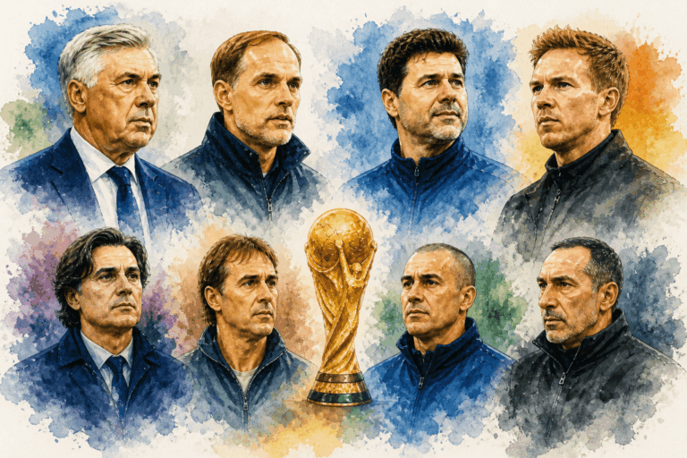 Ancelotti, Tuchel et Pochettino entraîneurs des sélections au Mondial 2026