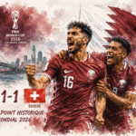 illustration quarelle des joueurs du qatar