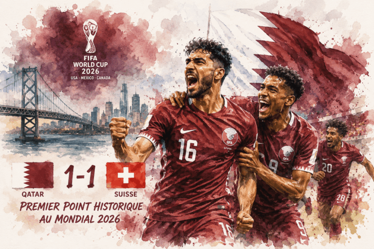 illustration quarelle des joueurs du qatar