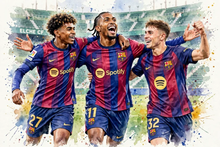 Barça : Une manita d&rsquo;entrée pour lancer la défense du titre