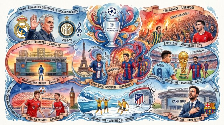 Revanches, souvenirs et choc des géants : 10 affiches très attendues en Ligue des champions